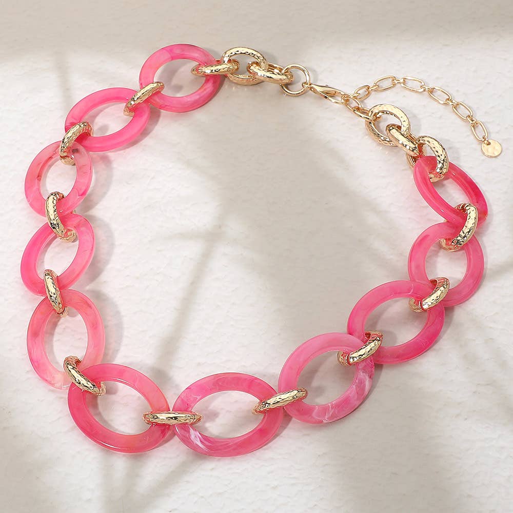 Chunky Link Statement Necklace