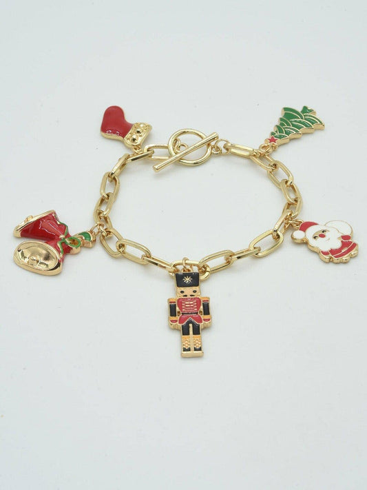 Fun Christmas Charm Bracelet
