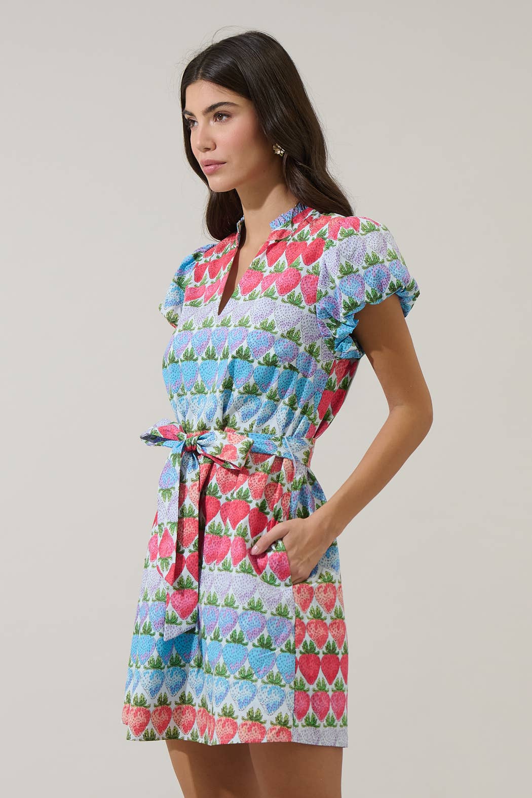 Berry Burst Orela Shift Mini Dress