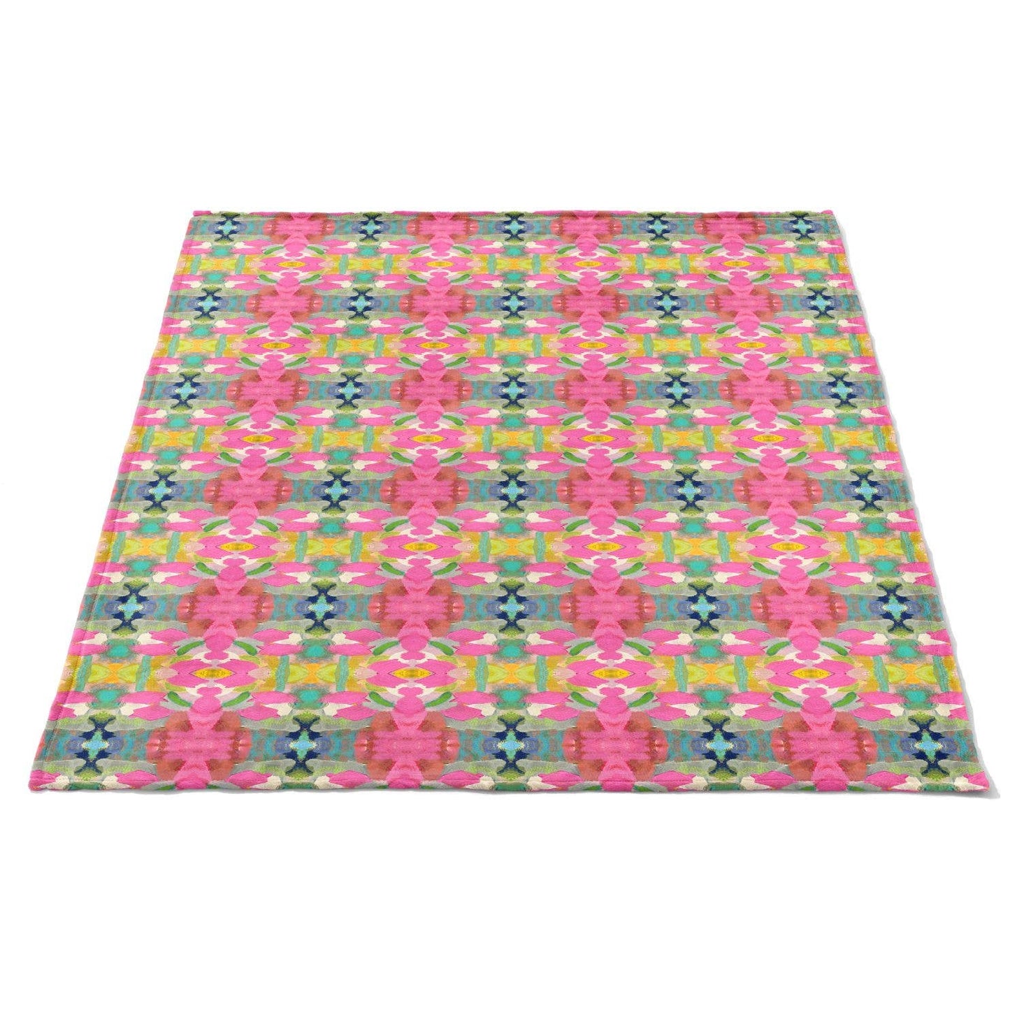 Laura Park Designs Pink Paradise Fleece Blanket