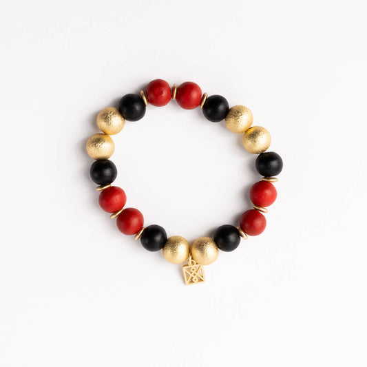 Bracelet Nori Red & Black