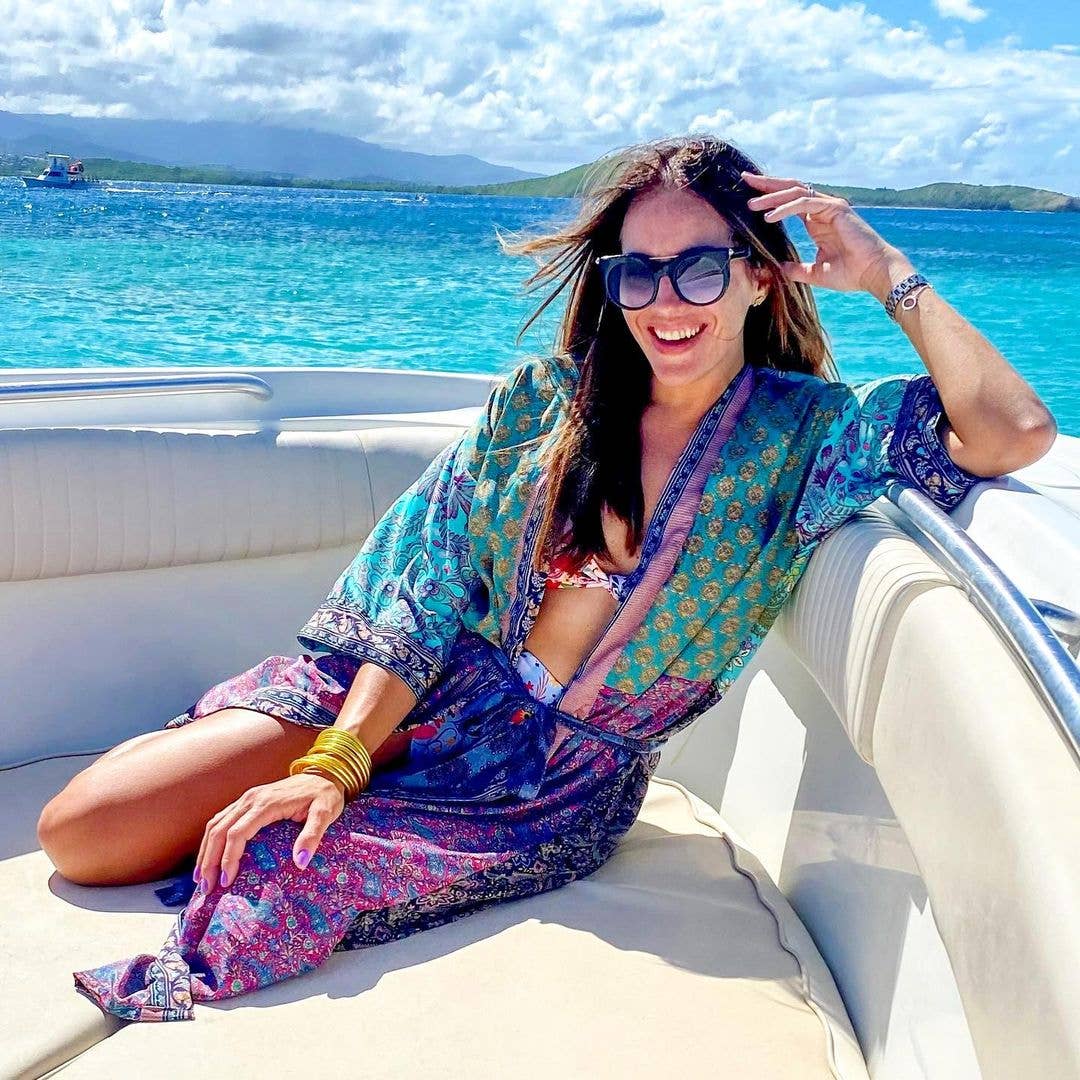 Patchwork Silk Kimono Robe