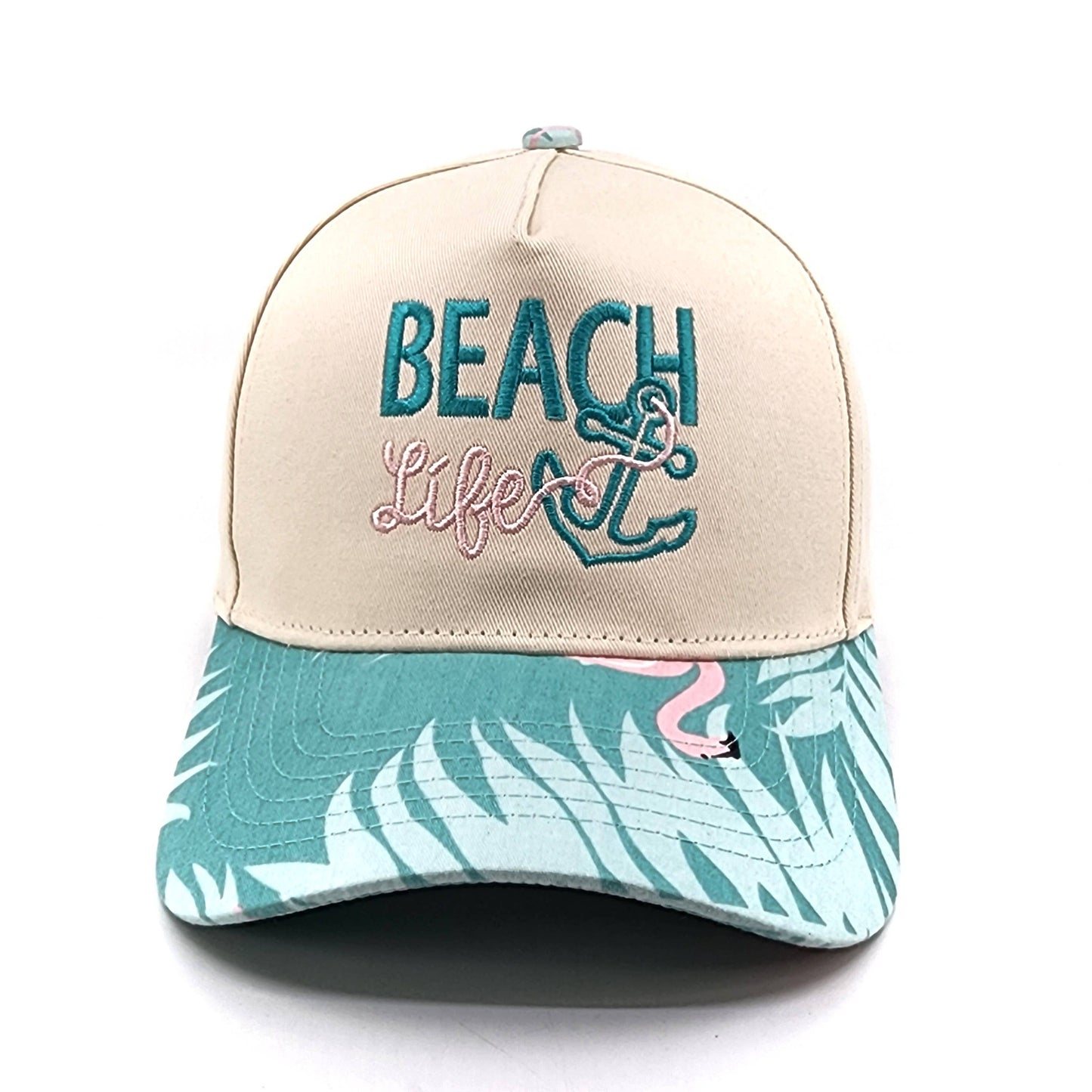 Beach Life Embroidered Trucker Hat