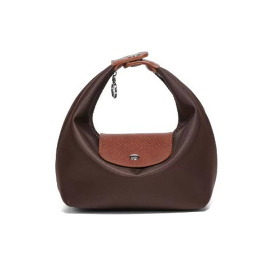 Nylon Zip Flap Closure Lightweight Crossbody Bag