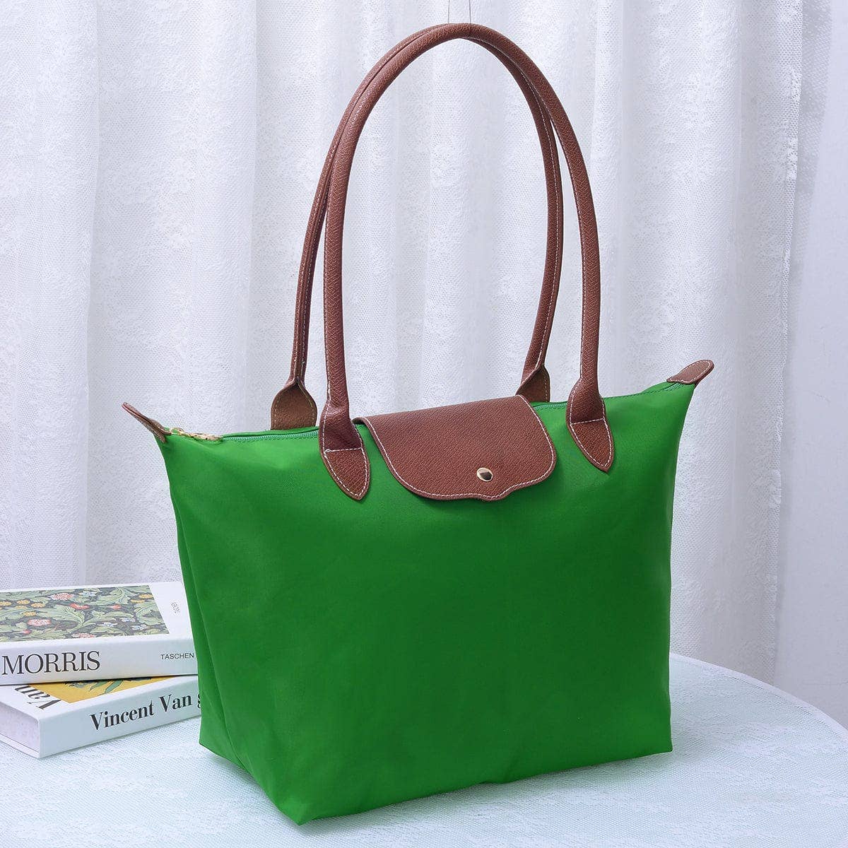 Trendy Nylon Zip Tote