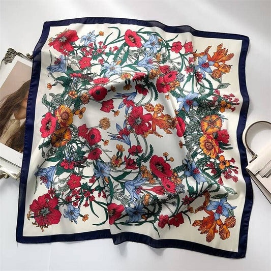 Large Print Floral Bandana Scarfs