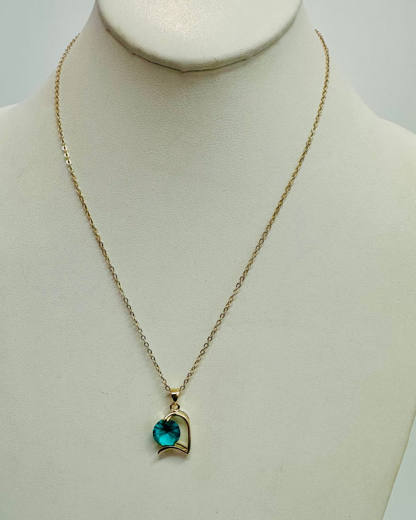 The Avalon Teal Swirl Necklace