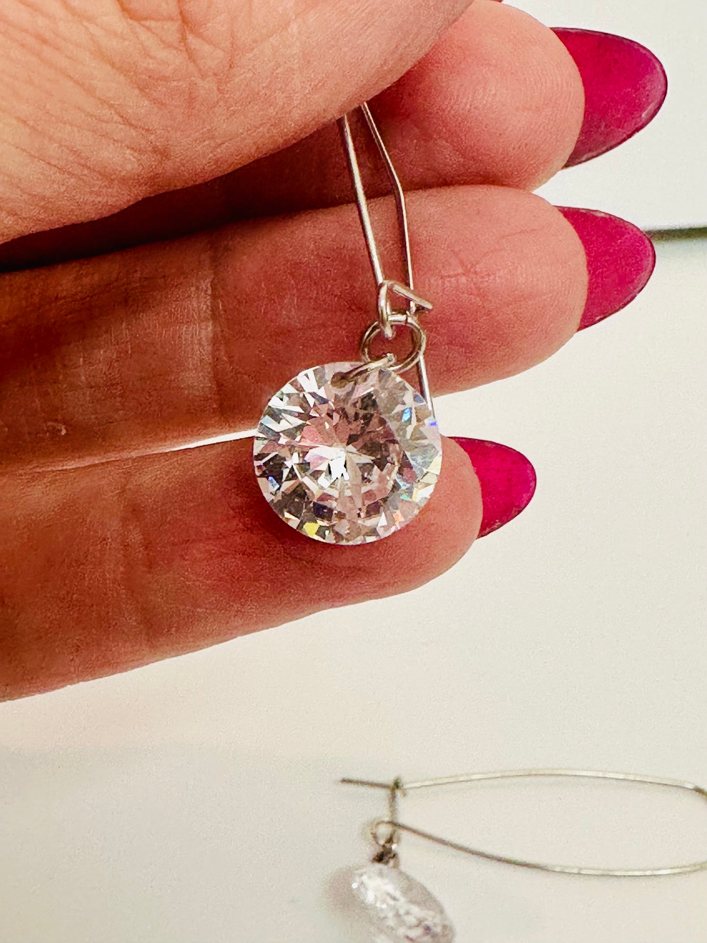 Vintage Crystal Drop Earrings