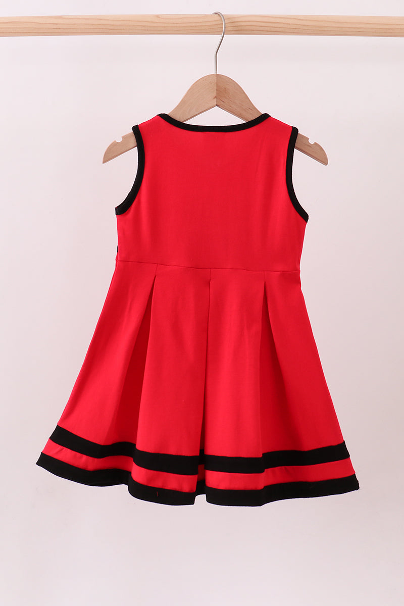 Red Go Dawgs Georgia Ruffle Dress