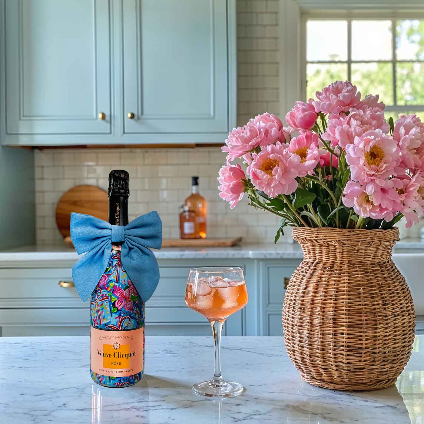 Wrap Veuve Preppy Happy Birthday Brushed Presents