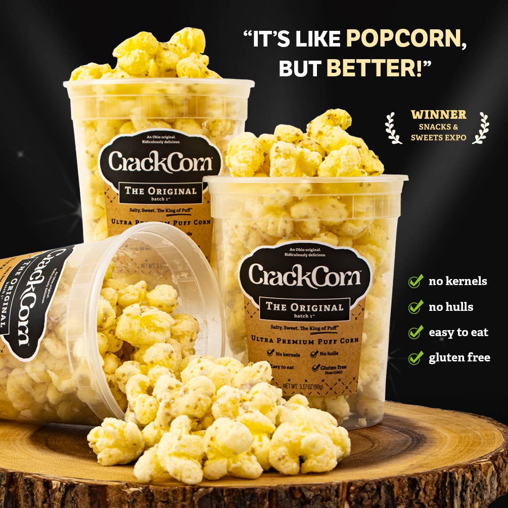 Crack Corn / Puffy Pop - Sea Salt Caramel (4 oz)