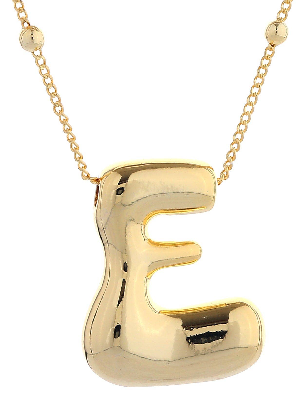 Bubble Initial Necklace