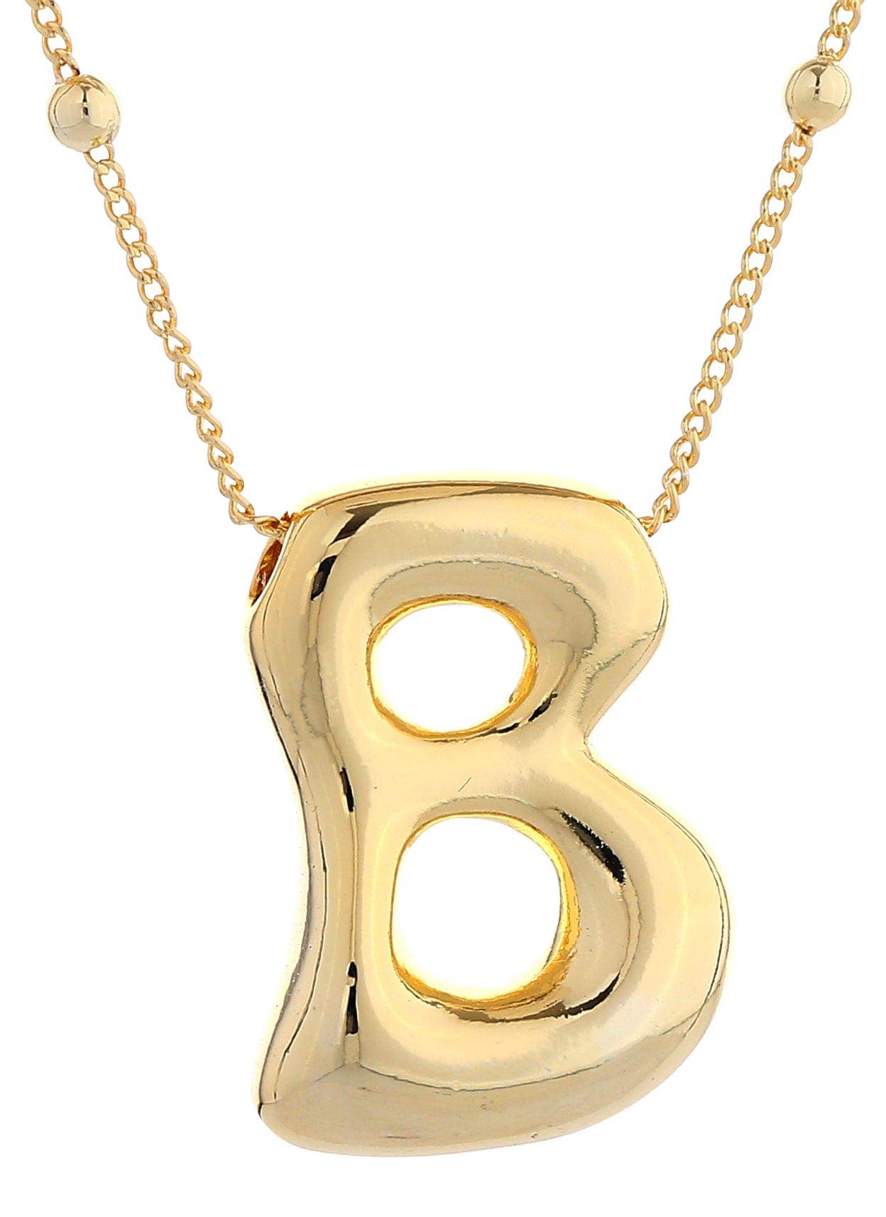 Bubble Initial Necklace