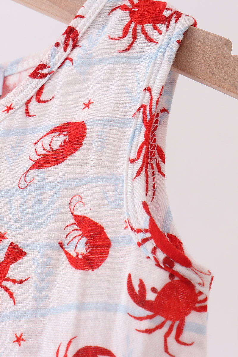 Lobster Print Muslin Jon Jon