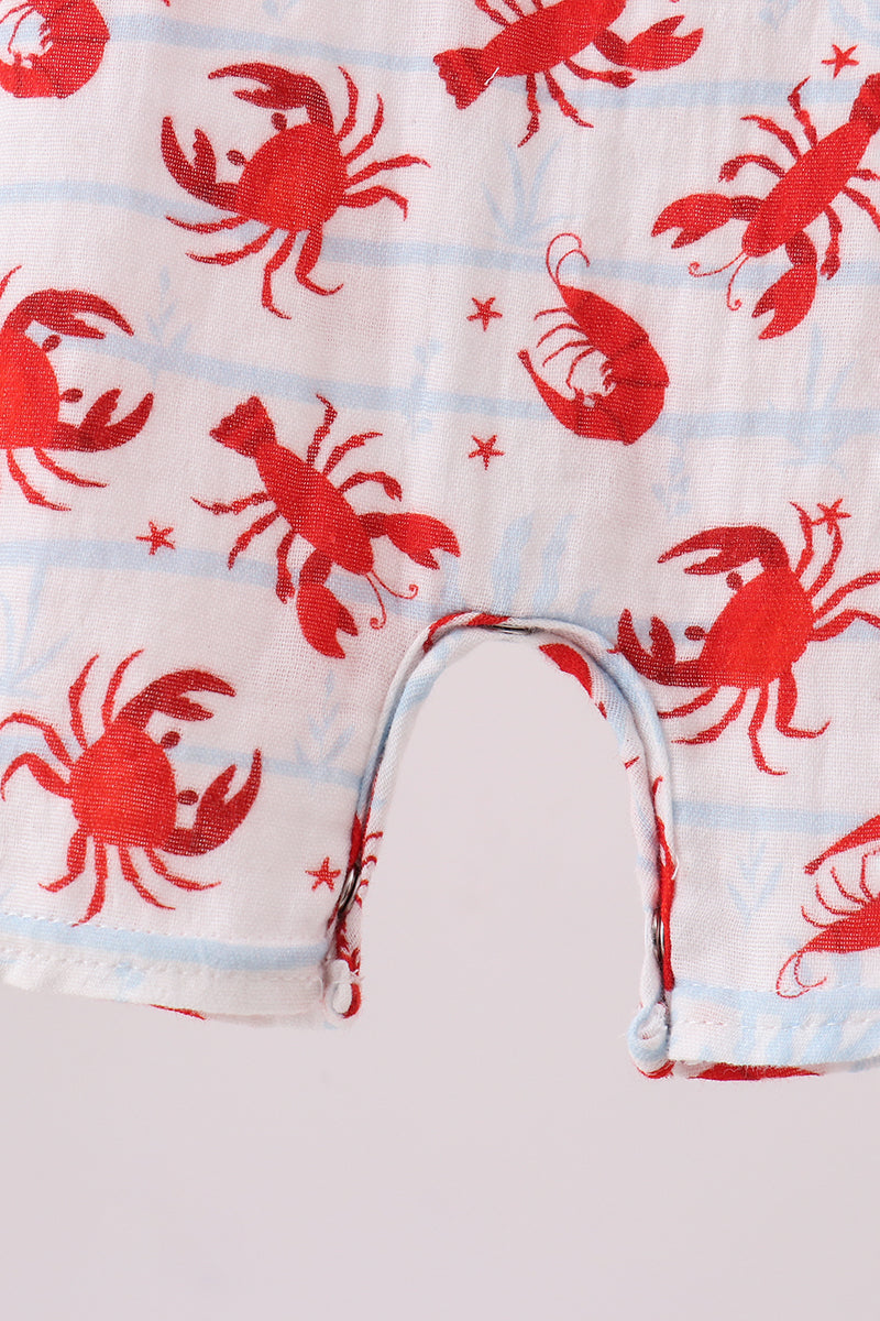 Lobster Print Muslin Jon Jon