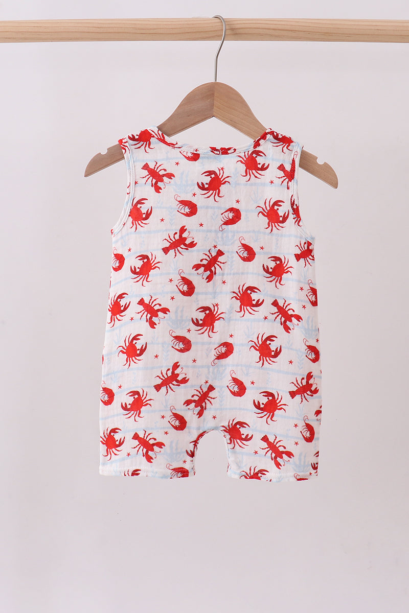 Lobster Print Muslin Jon Jon
