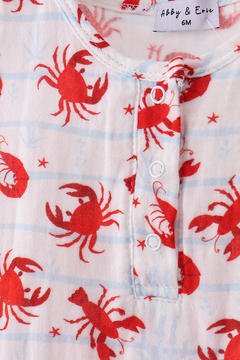 Lobster Print Muslin Jon Jon