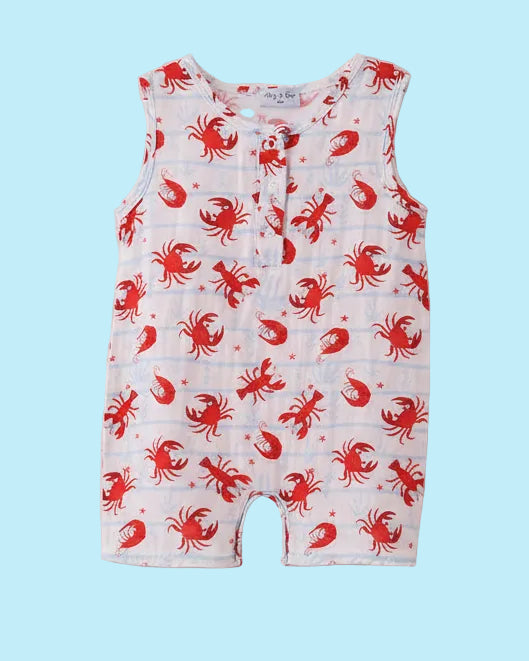 Lobster Print Muslin Jon Jon