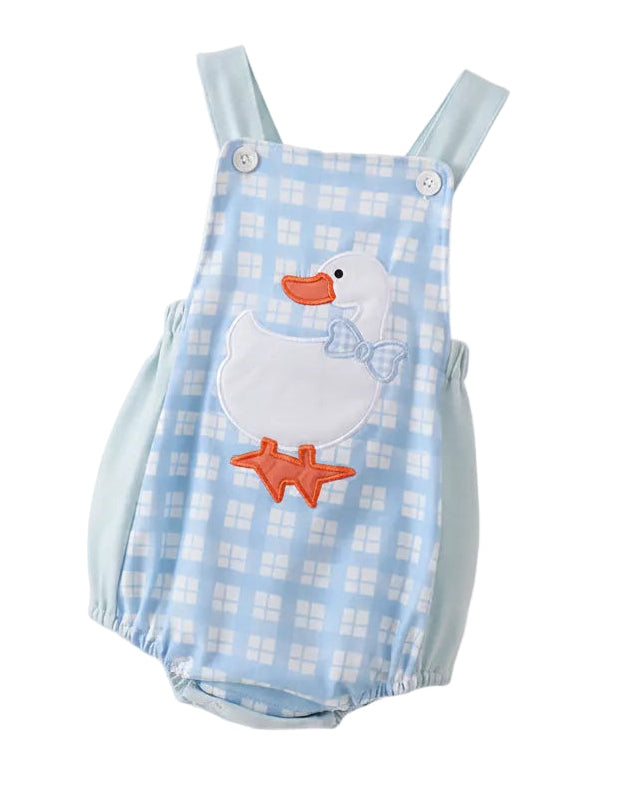 Blue Goose Appliqué Bubble