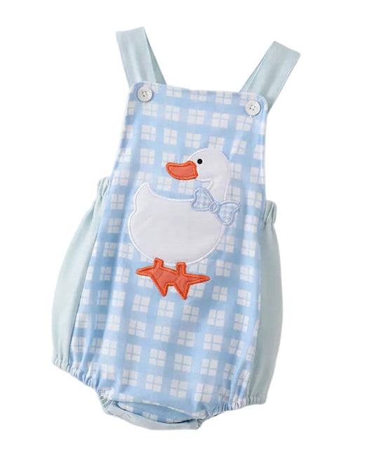 Blue Goose Appliqué Bubble
