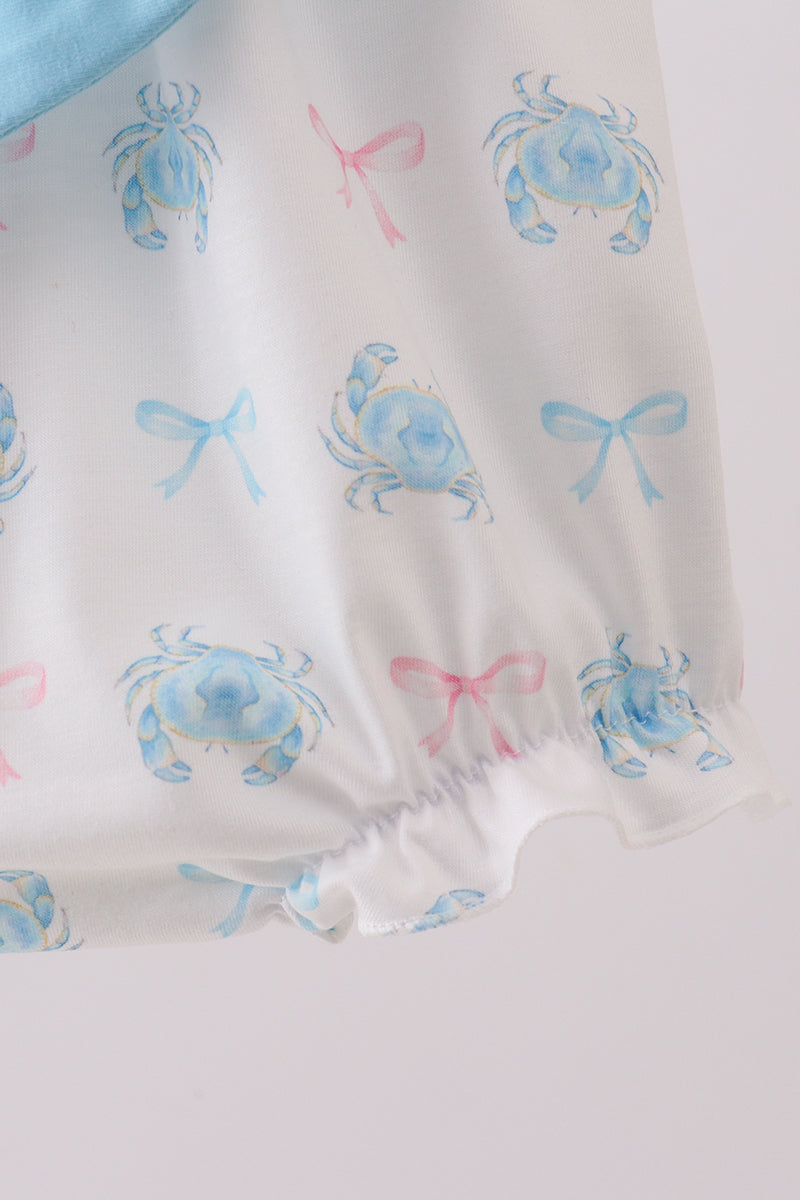 Blue Crab Ruffle Bubble