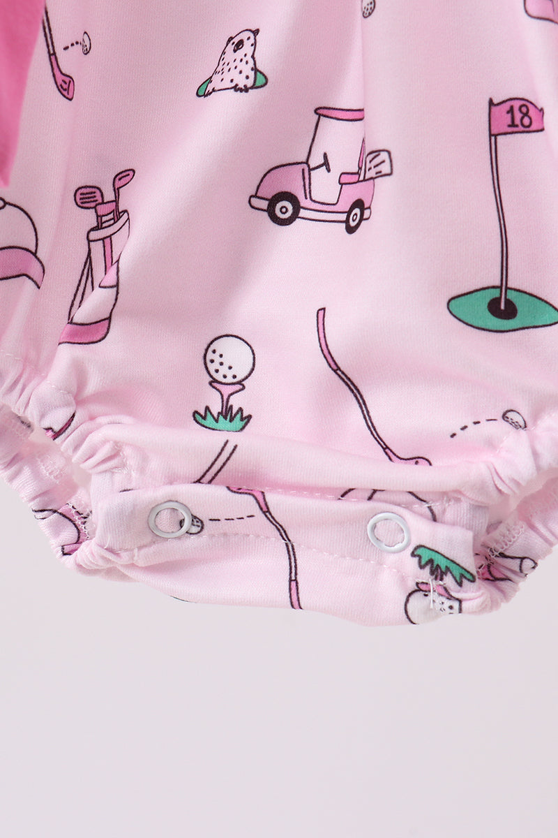 Pink Girls Golf Bubble