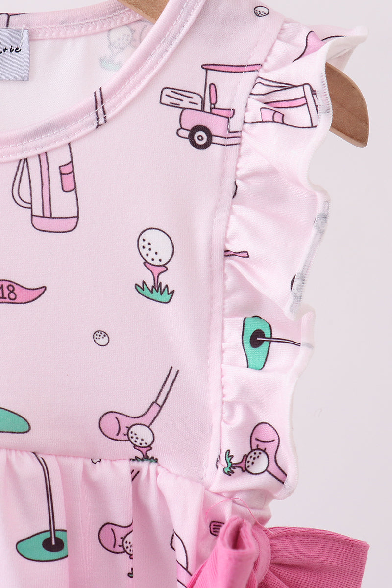 Pink Girls Golf Bubble
