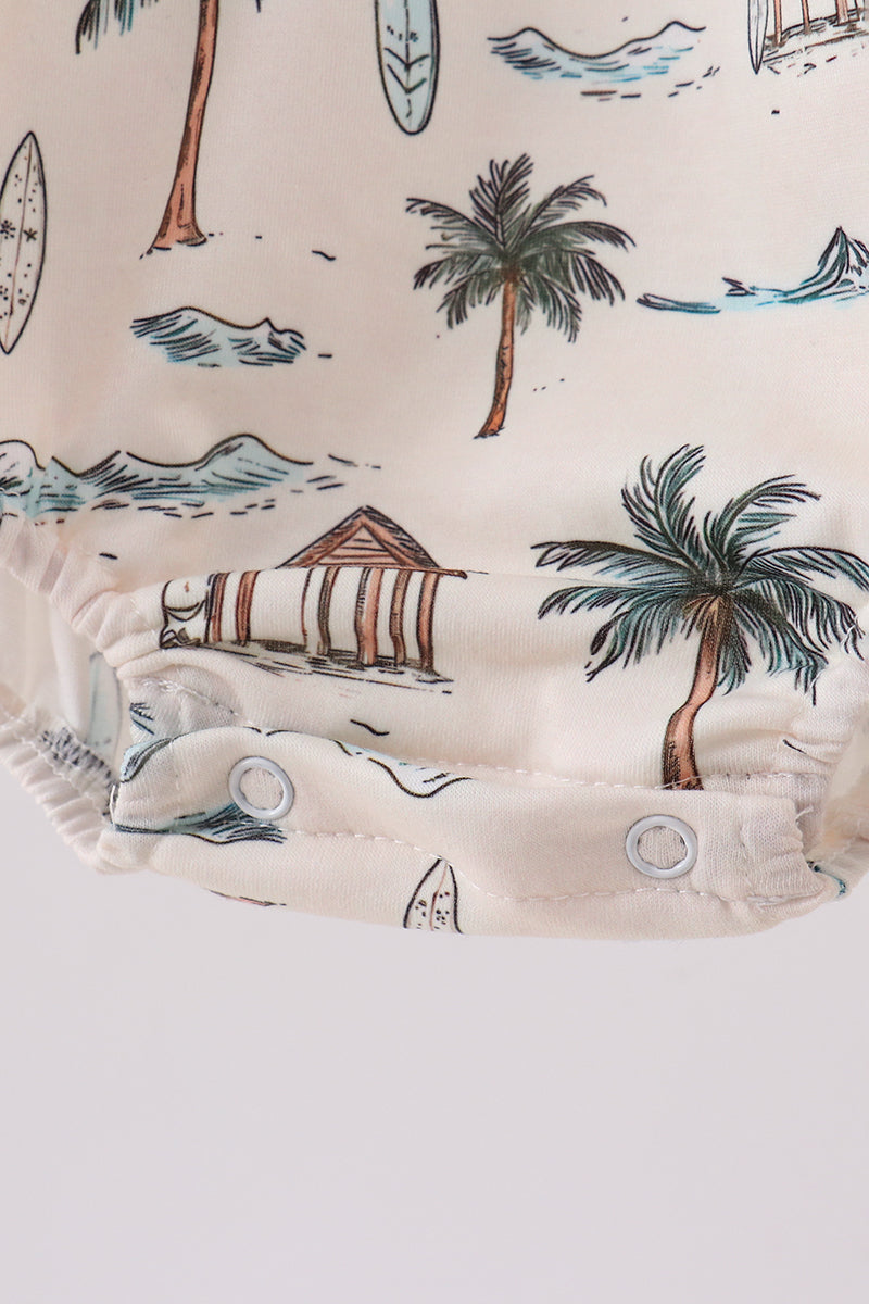 Boys Beach Print Bubble