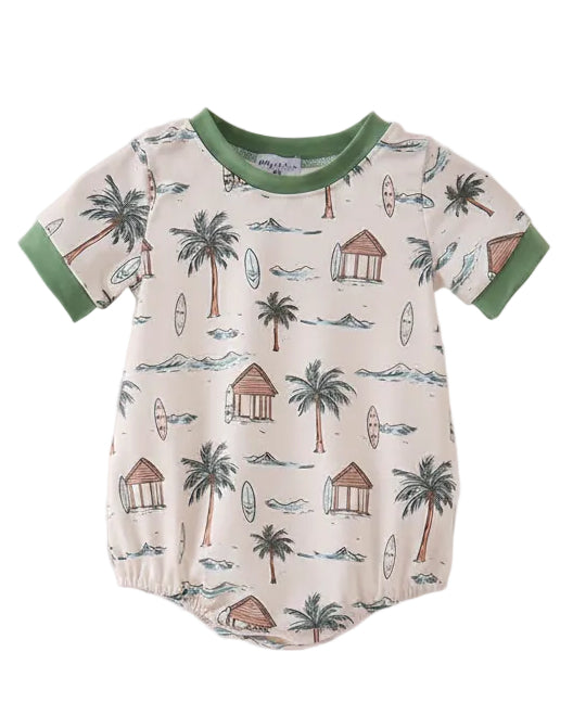 Boys Beach Print Bubble