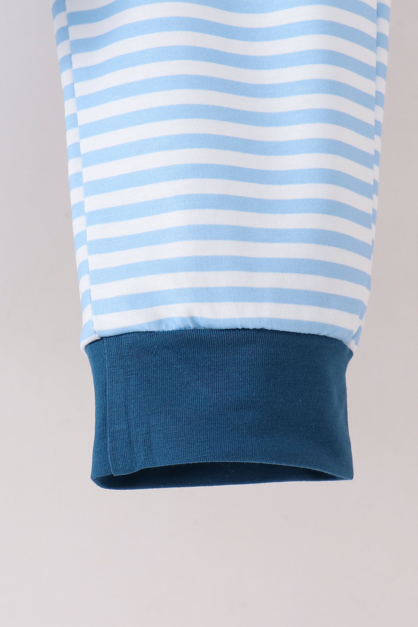 Blue Hero Embroidered Pants Set