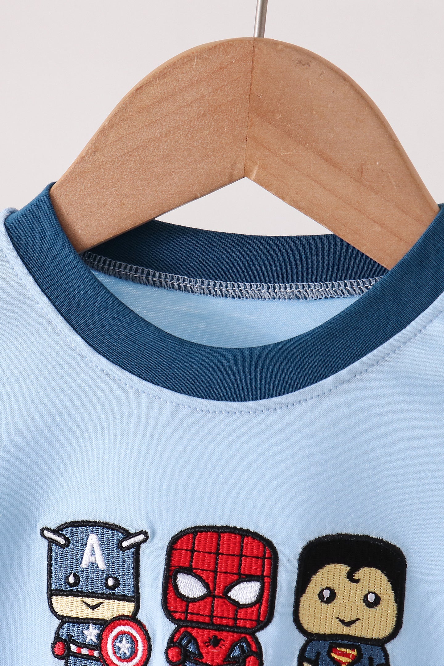Blue Hero Embroidery Bubble