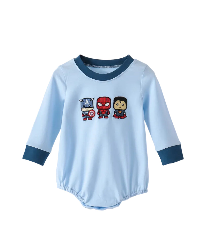 Blue Hero Embroidery Bubble