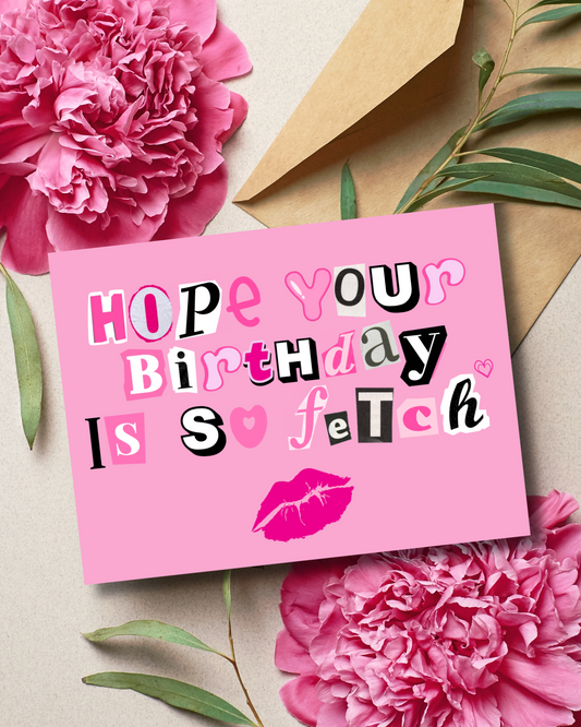 So Fetch Birthday Card