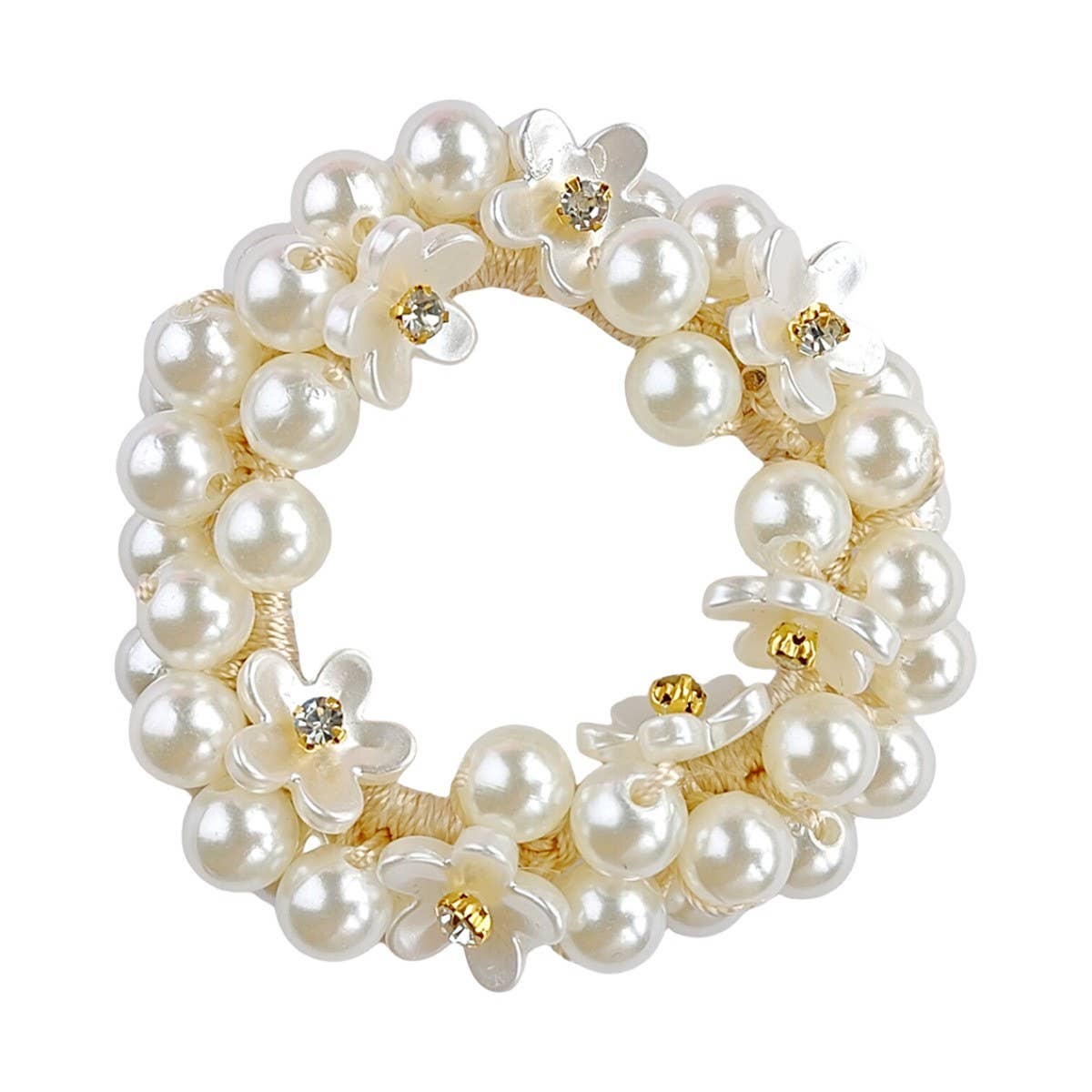 Large Pearl Ponytail Holders