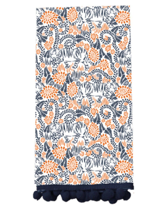 Auburn Tiger Tea Towel Tiger