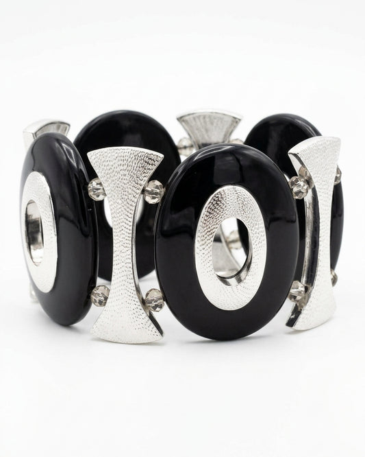 Eclipse Geometric Chunky Statement Bracelet