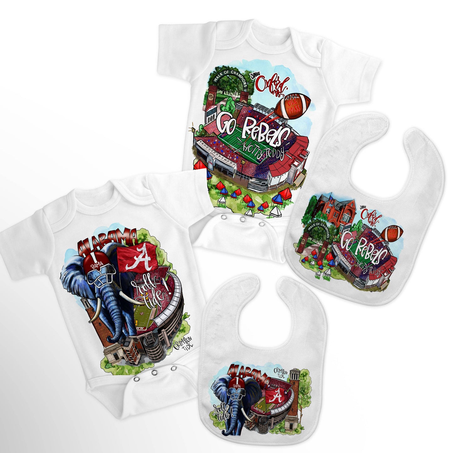 Alabama, Auburn & Georgia, Baby Kids