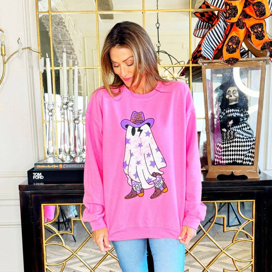 Cow Ghoul Ghost Adult Sweatshirt