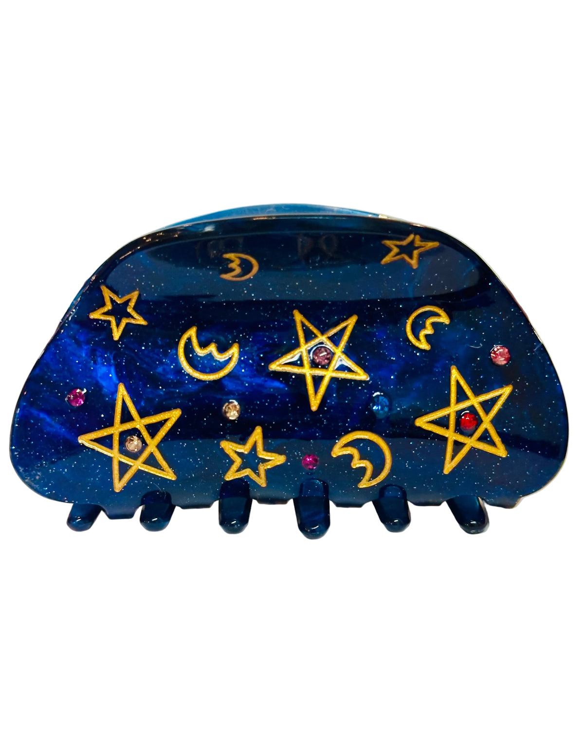 Celestial Midnight Sky Claw Clip