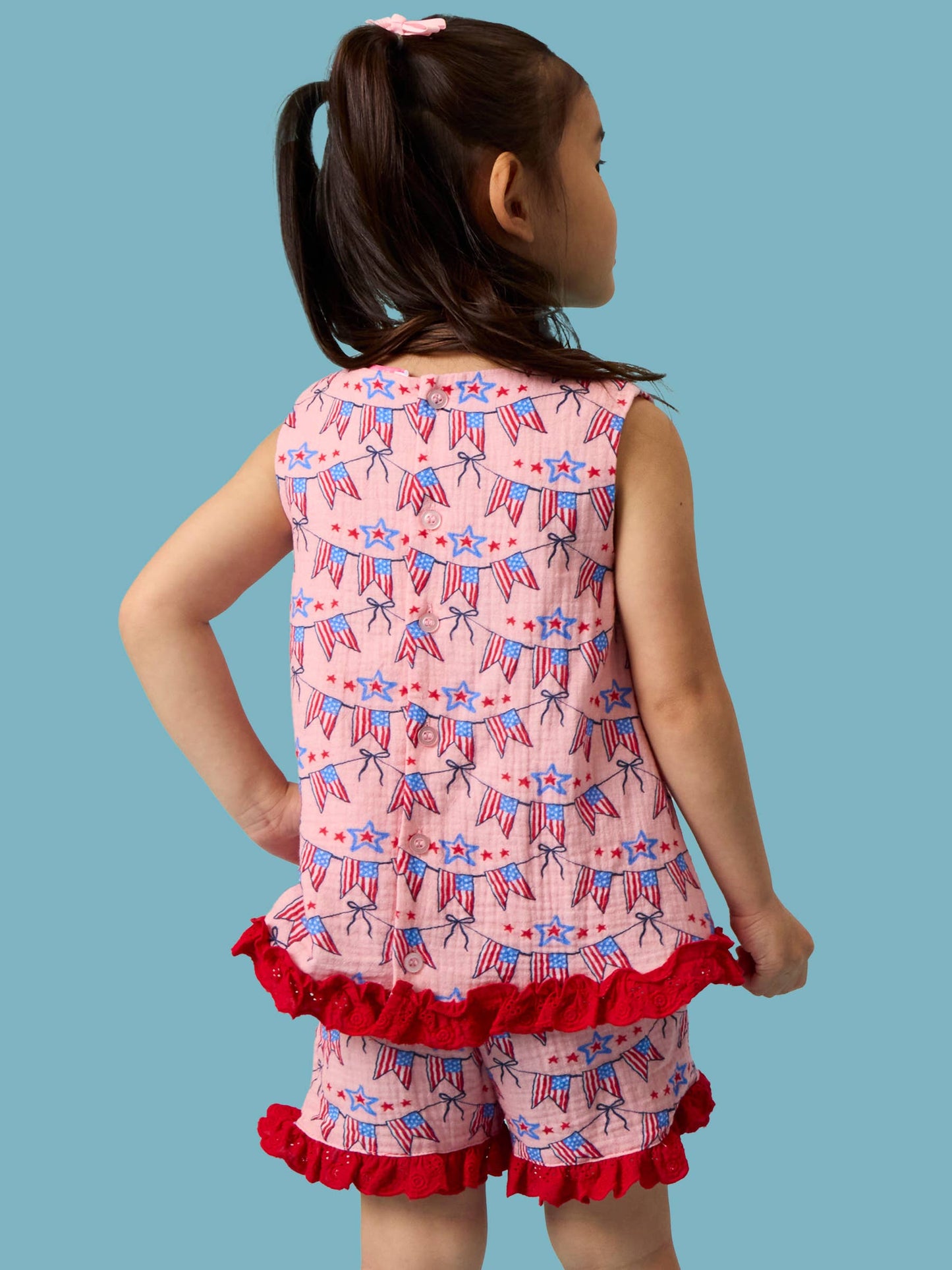 American Sweetheart Cotton Swing Top & Short Set
