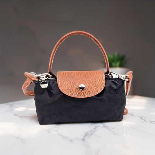 Nylon Star Mini Flap Crossbody Bag