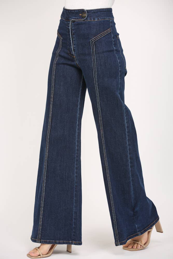 High Waisted Wide Leg Jeans