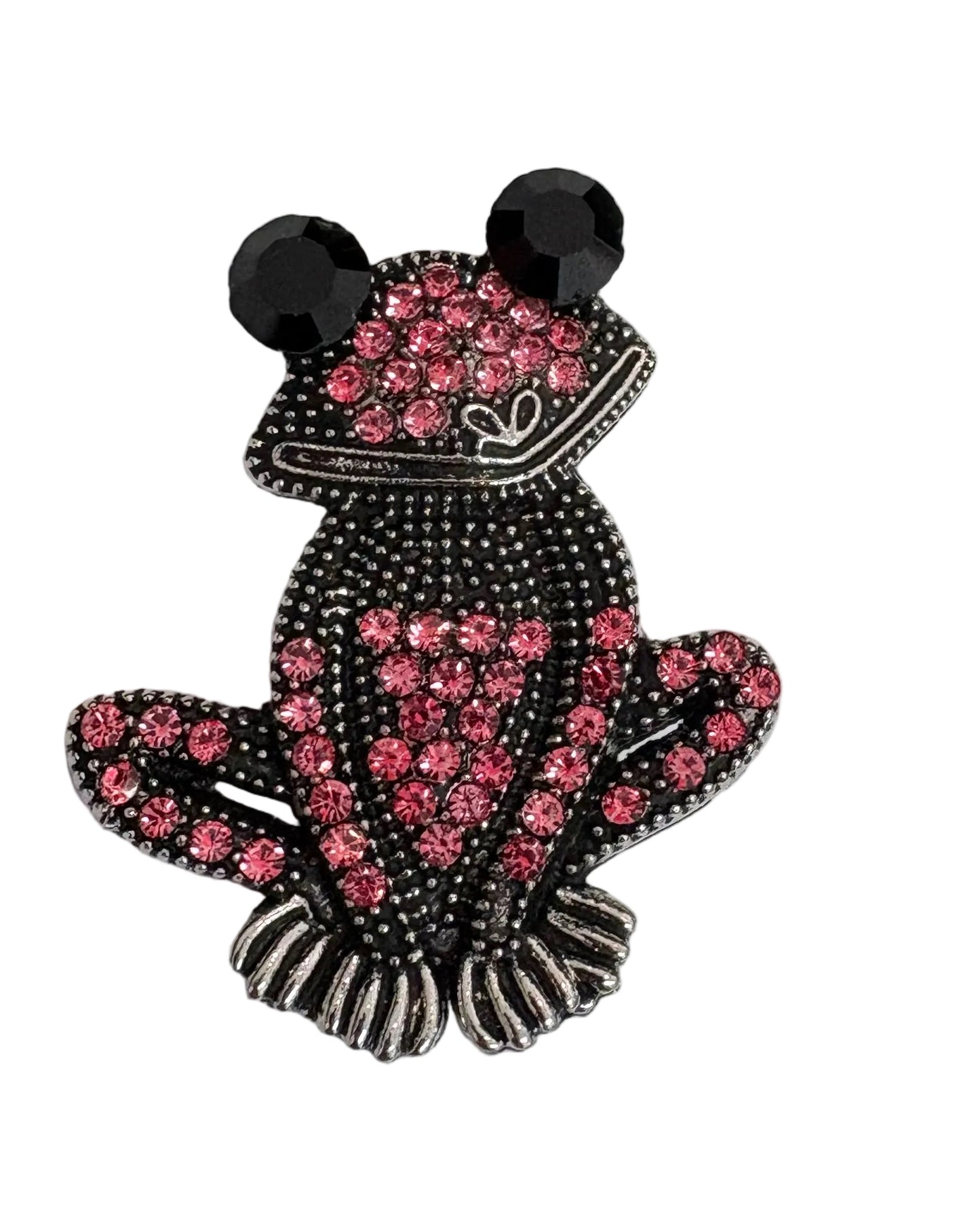 The Prince Charming Sparkle Frog Brooch