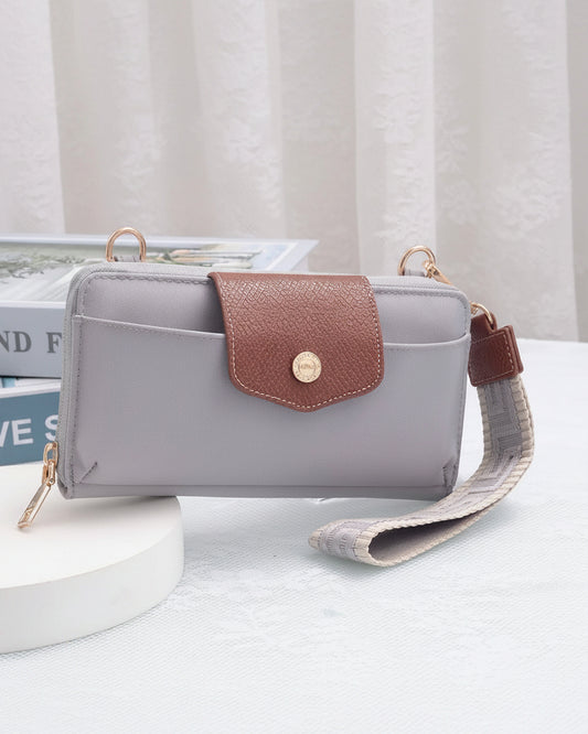Mila Cloud Smartphone Wallet Crossbody with Boho Wristlet