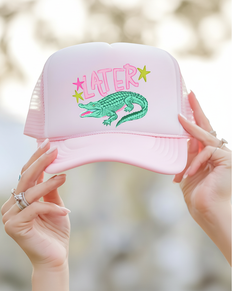 Later Gator Hat Trucker Foam Cap