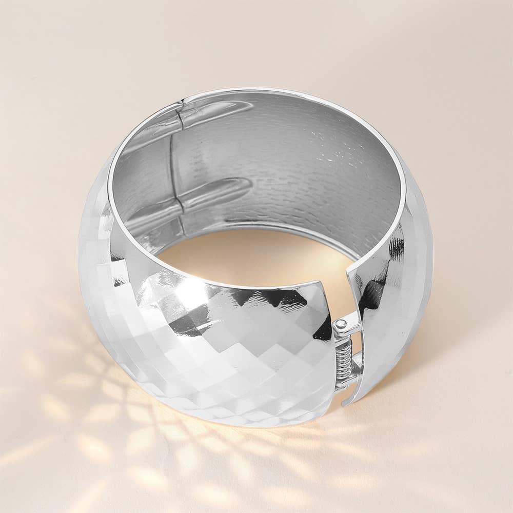 Texture Chunky Metal Bracelet