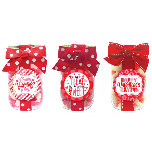 Valentine Candy Pint Jars