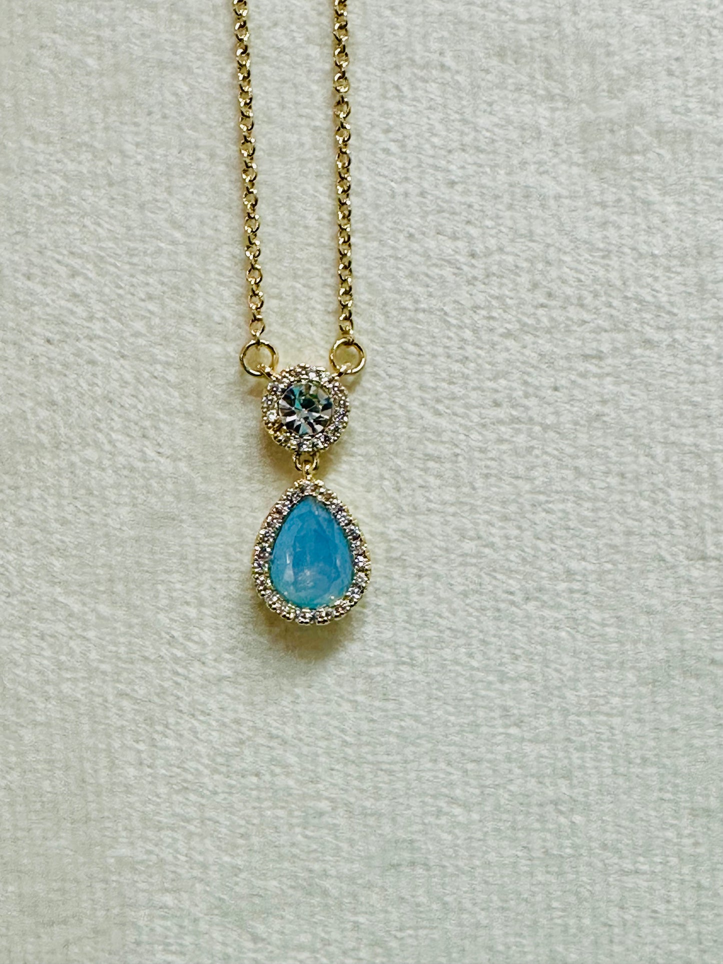 The Watch Hill Turquoise-Opal Teardrop Pendant