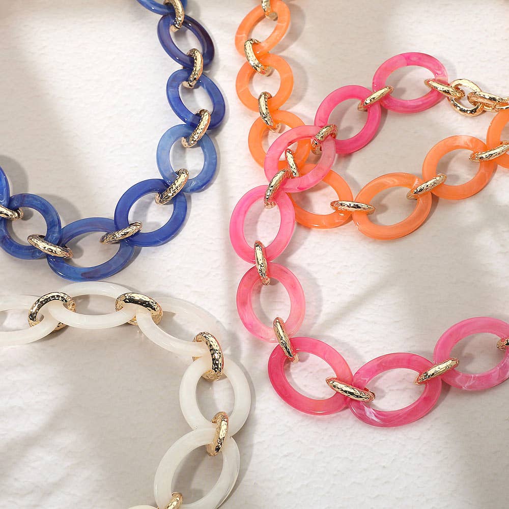 Chunky Link Statement Necklace