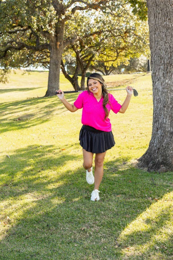 Curvy Pink Athletic Top